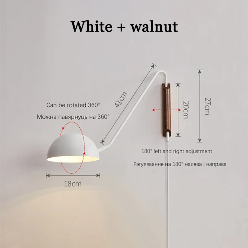 Taavita Design Wall Lamp with Adjustable Arm