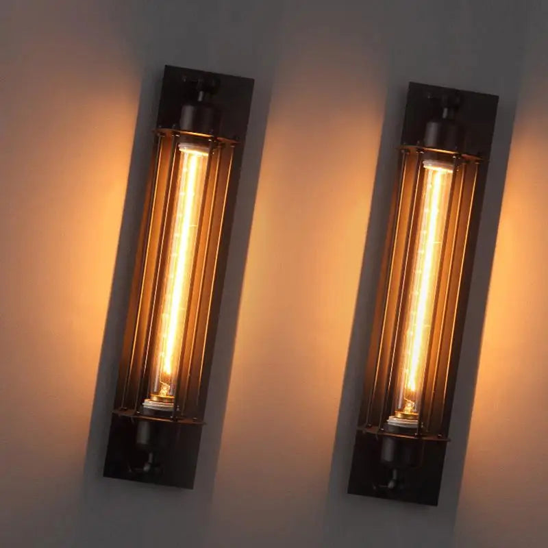 Taavita Wall Lamp – Nostalgic Wall Light with Tube Design and Warm Lighting