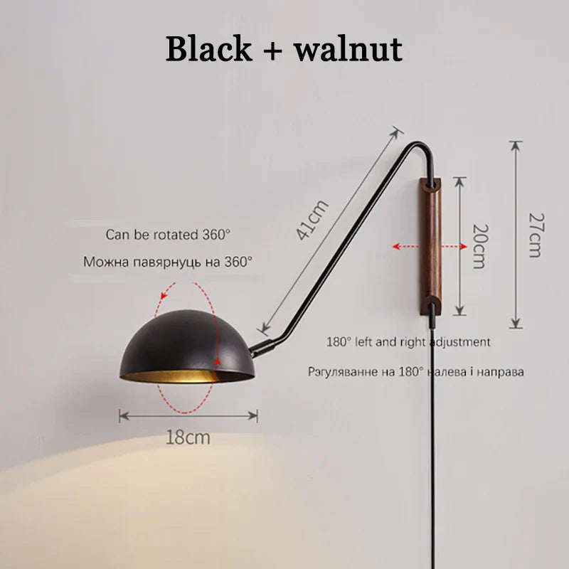 Taavita Design Wall Lamp with Adjustable Arm