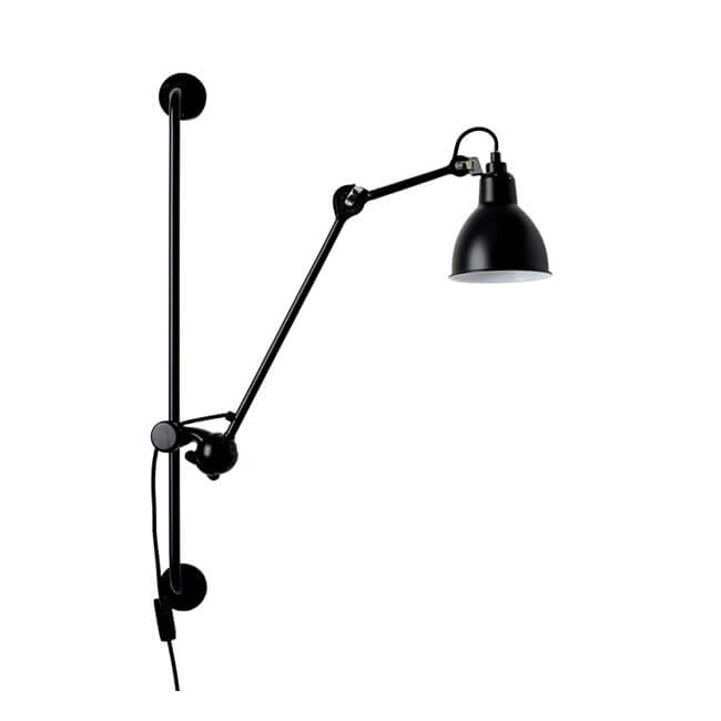 Taavita Industrial Vintage Iron Long Arm Swing 1 Light Wall Lamp