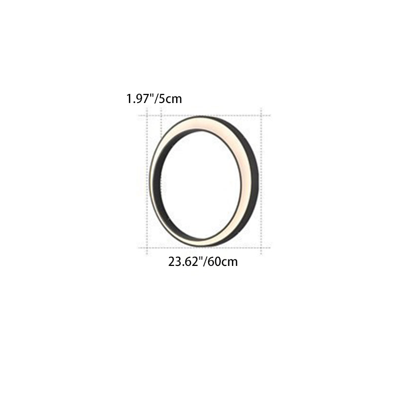 Modern Minimalist IP65 Crescent Circle Stainless Steel PC Waterproof LED Wall Light Lamp for Outdoor Terrace