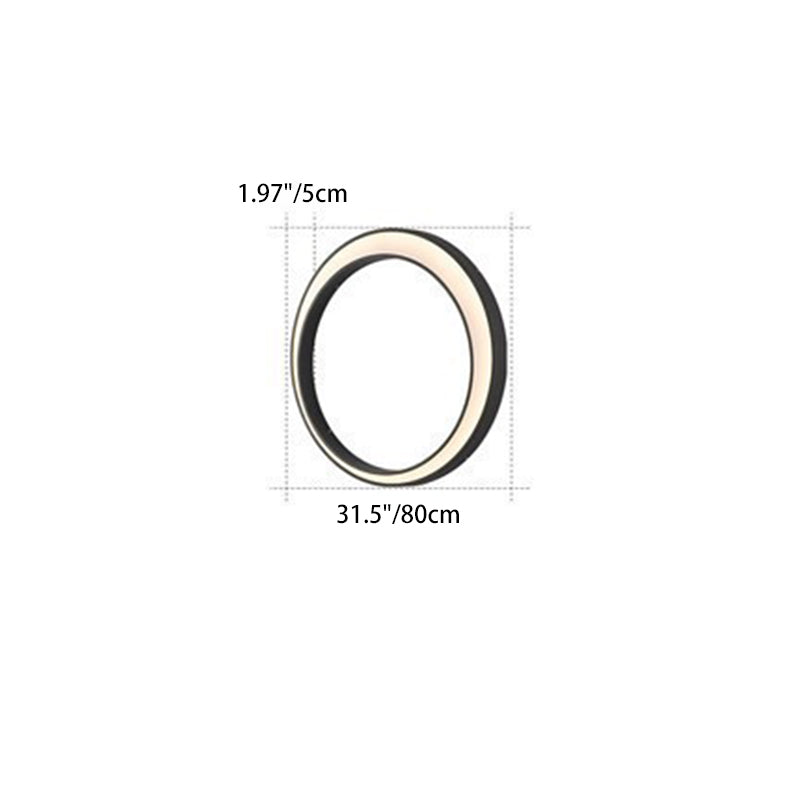 Modern Minimalist IP65 Crescent Circle Stainless Steel PC Waterproof LED Wall Light Lamp for Outdoor Terrace