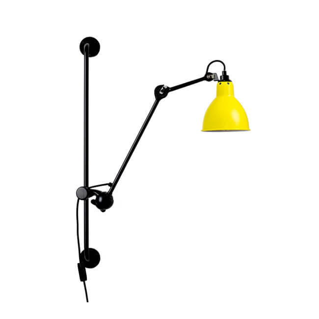 Taavita Industrial Vintage Iron Long Arm Swing 1 Light Wall Lamp