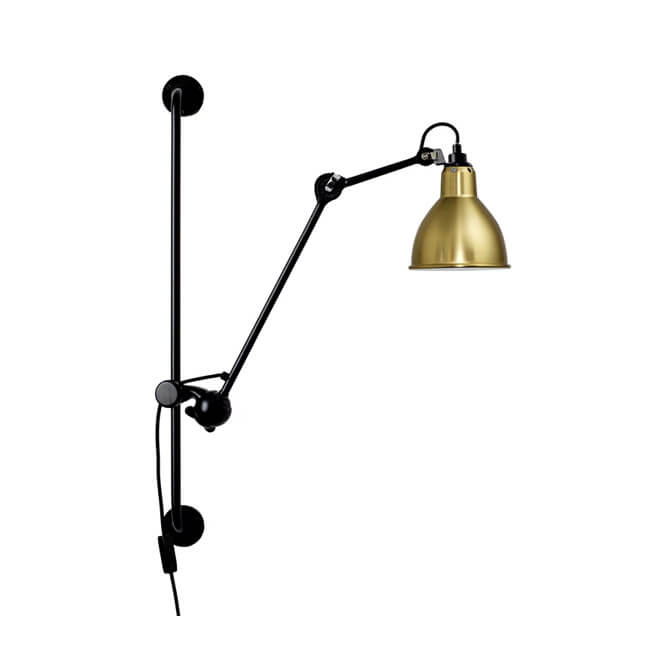 Taavita Industrial Vintage Iron Long Arm Swing 1 Light Wall Lamp