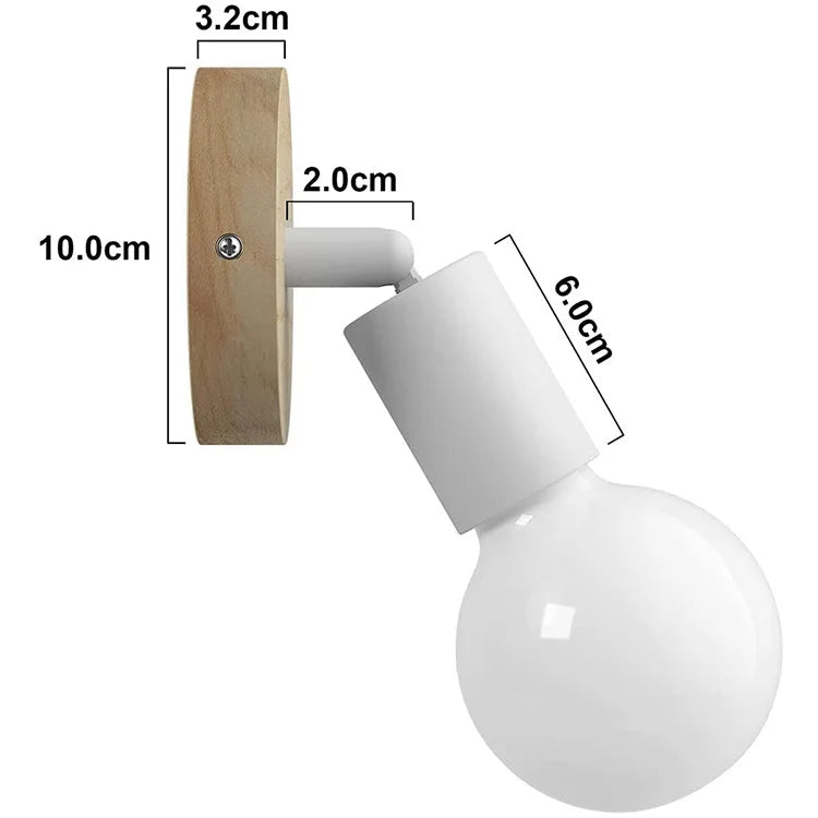 Taavita Wall Lamp Wood White