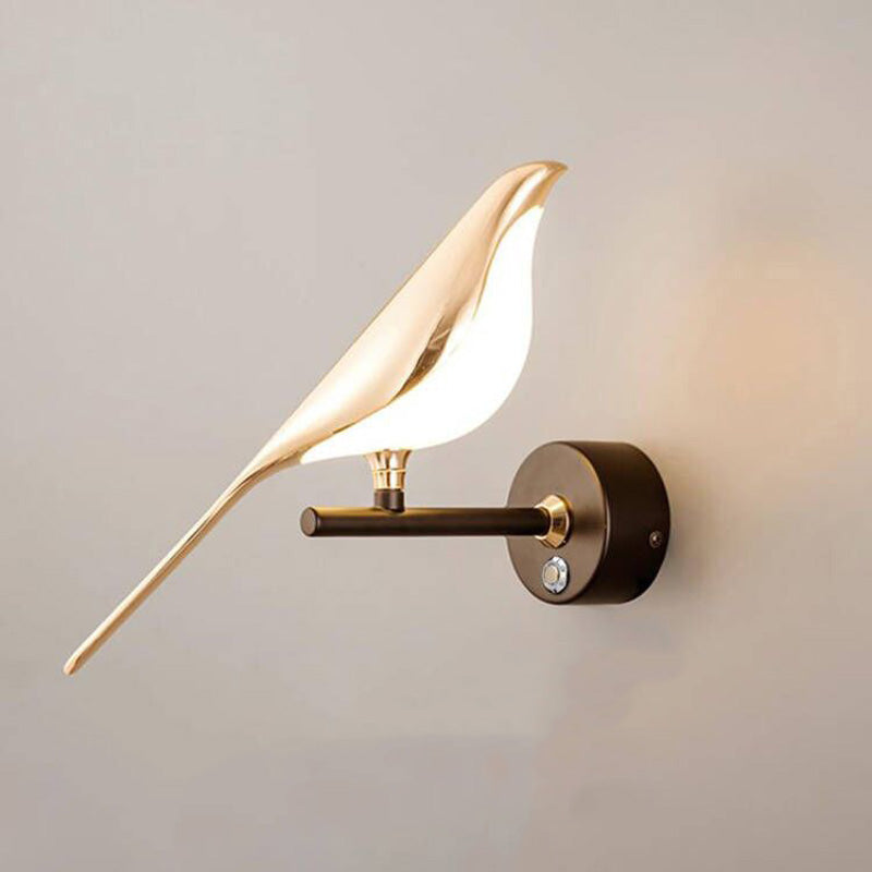 Gold Wall Lamp with Switch