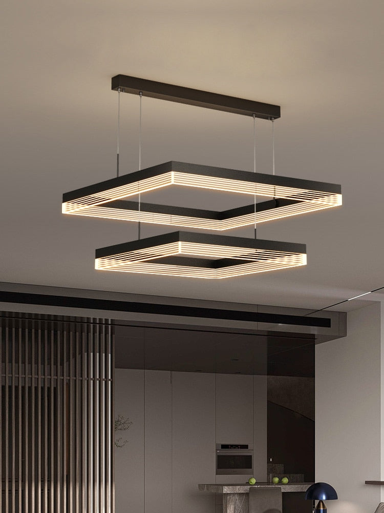 Taavita Ceiling Light Living Room – Rectangular Pendant Lamp for Stylish Lighting