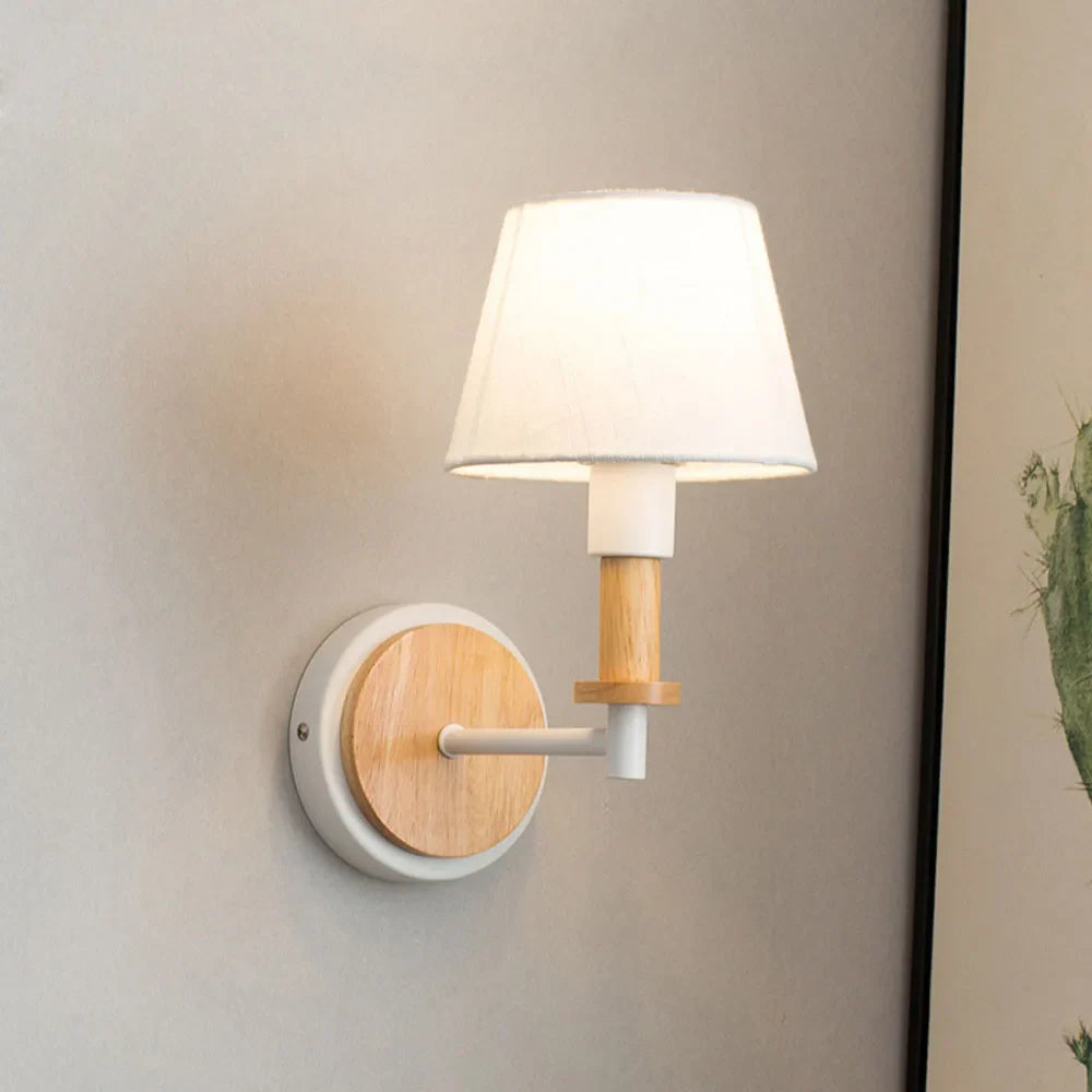 Taavita Wall Lamp Wood White