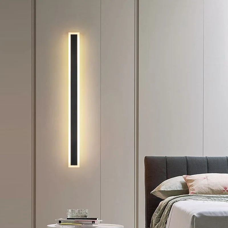 Black Long Wall Lamp