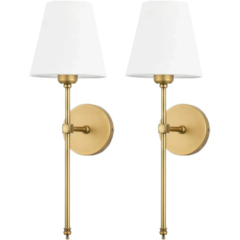 Taavita Gold White Wall Lamp