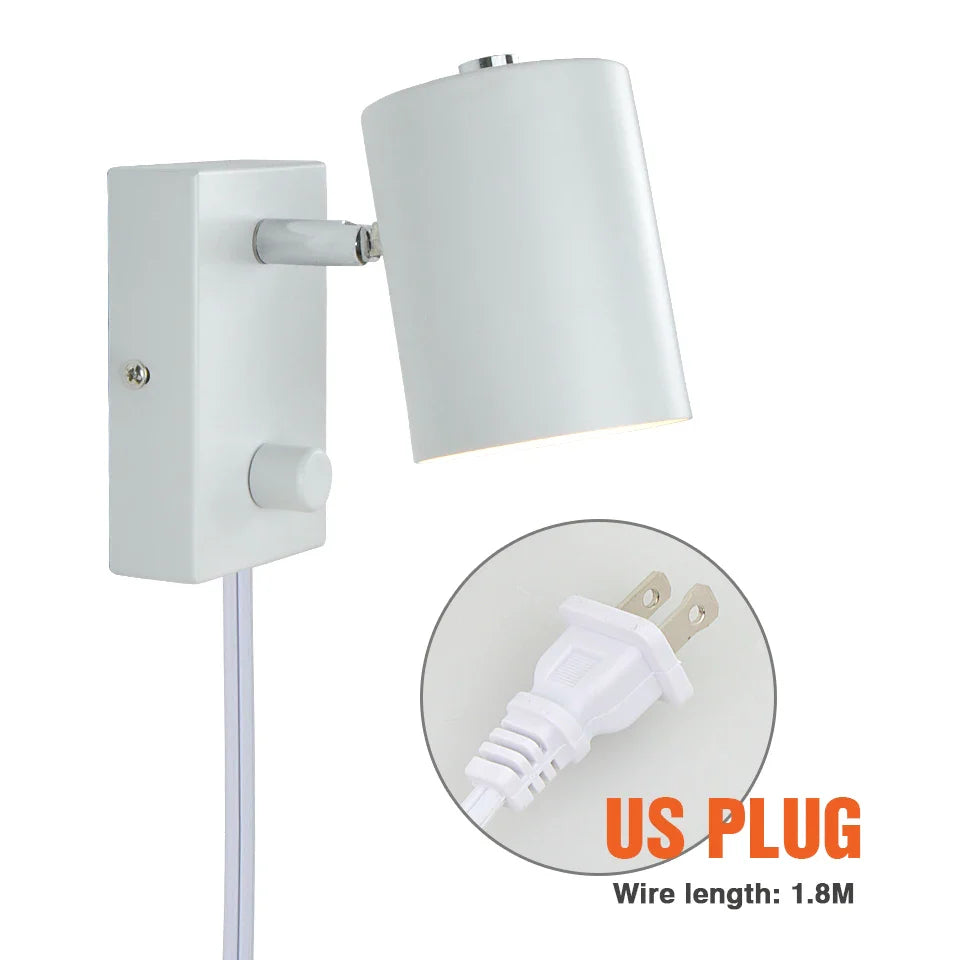 Swiveling Wall Lamp with Switch