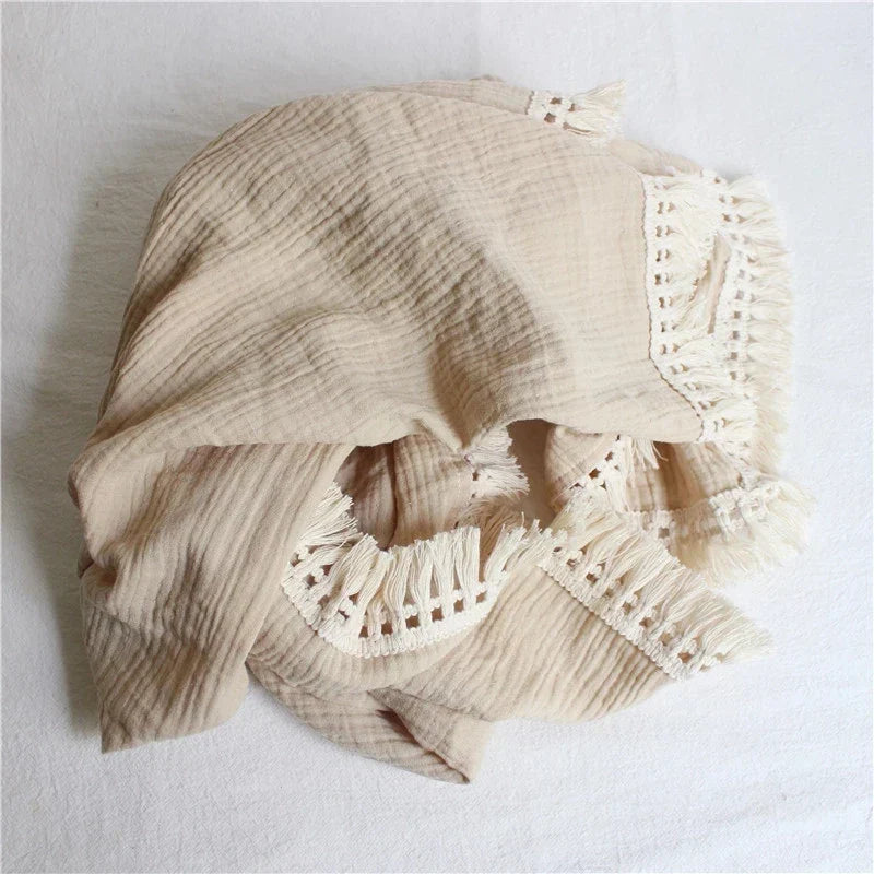 Muslin Swaddle Blanket for Newborns - Breathable and Soft Baby Blanket