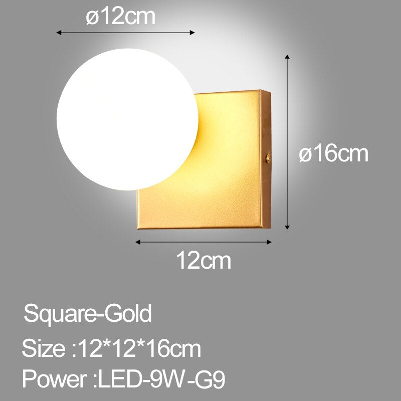 Taavita Wall Lamp Gold Bedroom