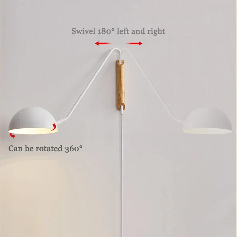 Taavita Design Wall Lamp with Adjustable Arm