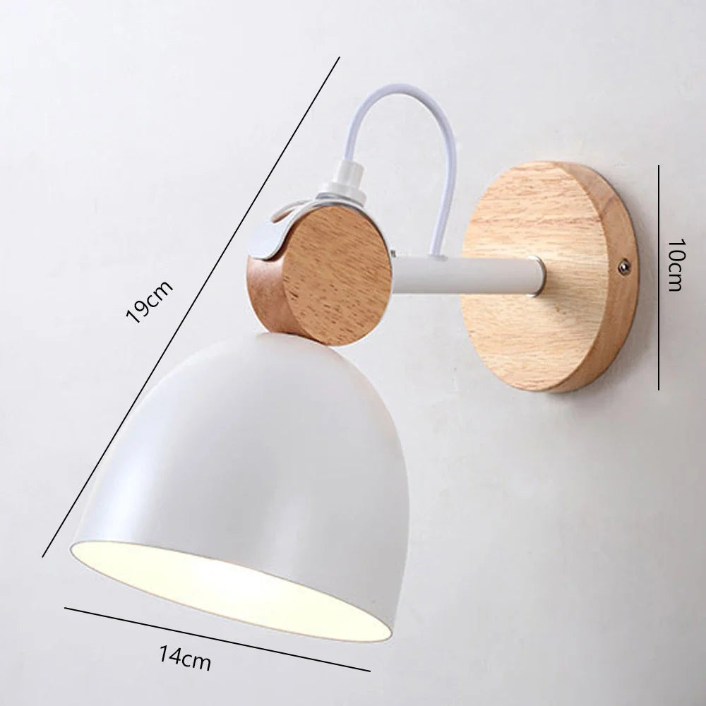 Taavita Wall Lamp Wood White