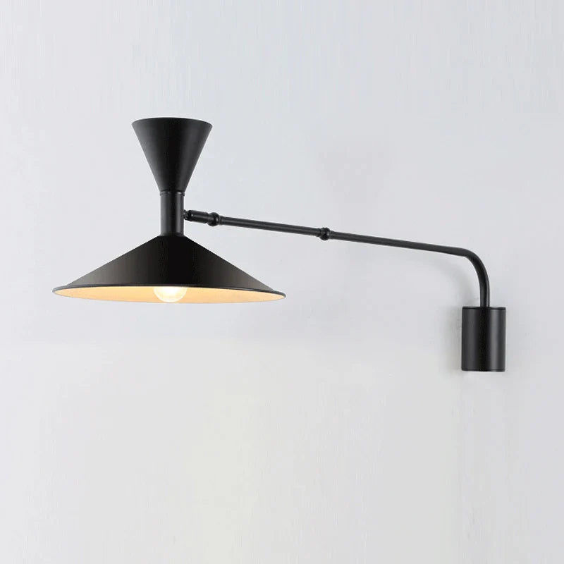 Taavita Wall Lamp Swivel Arm Black