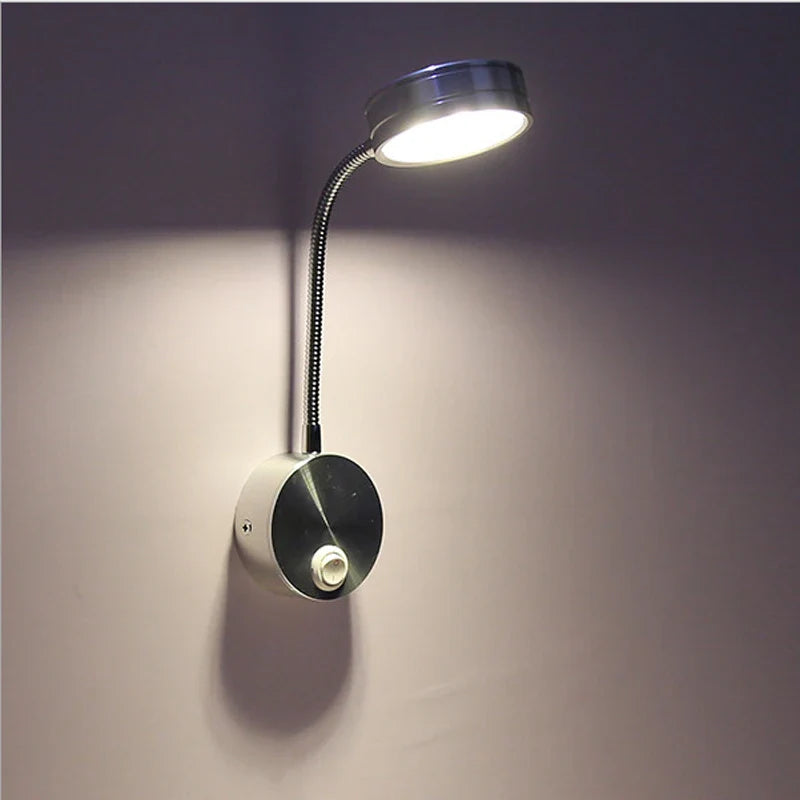 Taavita Wall Lamp with Swivel Arm, Switch, and Adjustable Arm