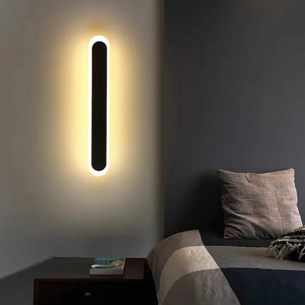 Taavita Wall Lamp Linear Black - Minimalist Elegance for Your Home