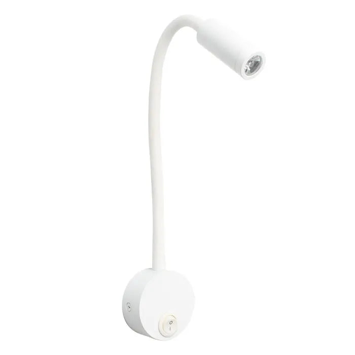 Taavita Wall Lamp White with Swivel Arm