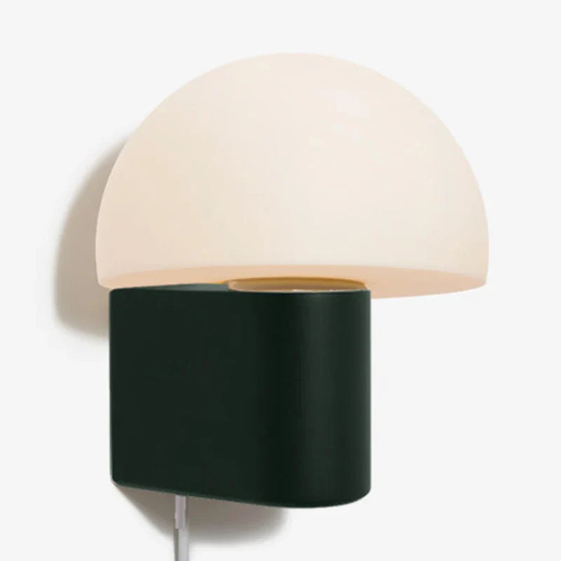 Taavita Design Wall Lamp with Plug in Dark Green or Deep Black