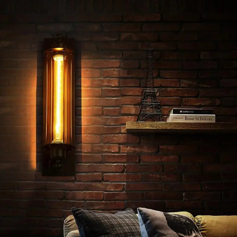 Taavita Wall Lamp – Nostalgic Wall Light with Tube Design and Warm Lighting