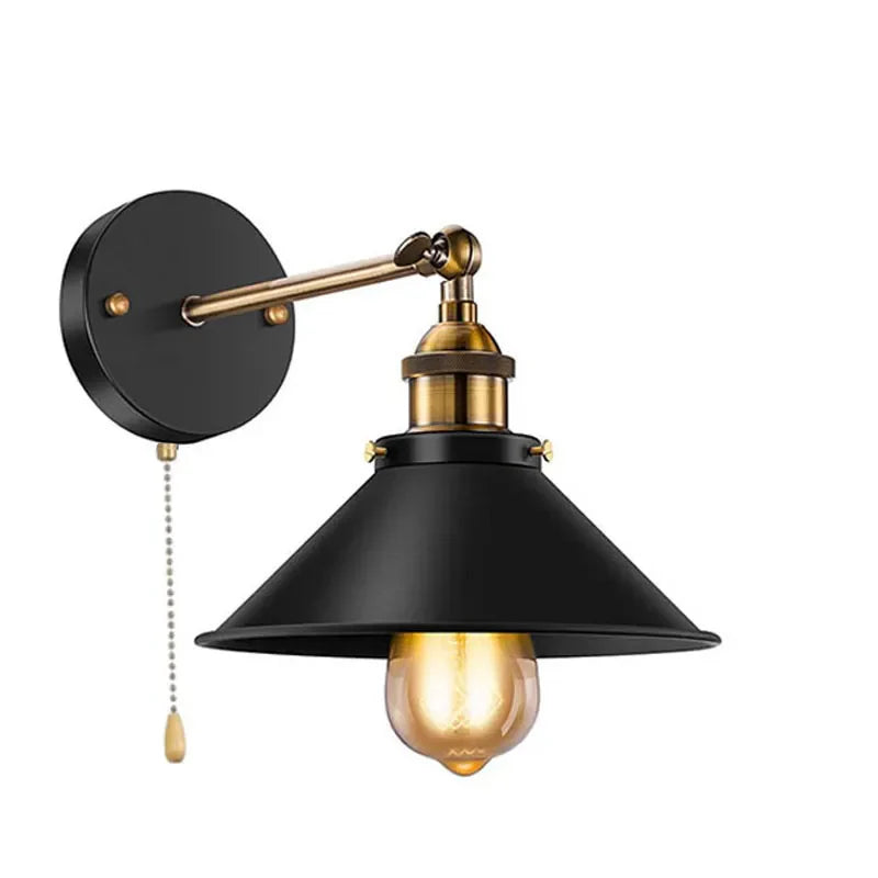 Taavita Retro Wall Lamp with Switch