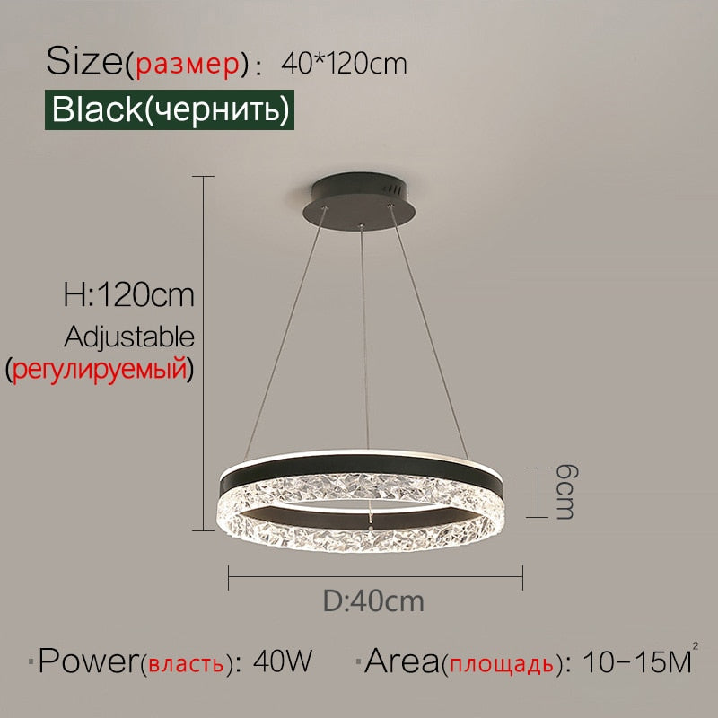 Transformed Crystal Modern Pendant Ceiling Lights