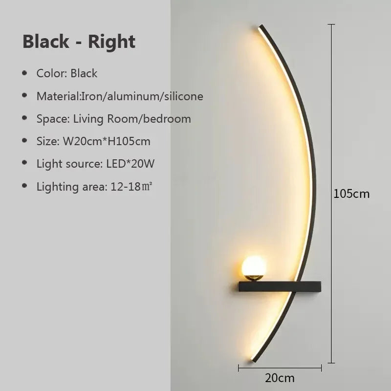 Taavita Wall Lamp Gold Black