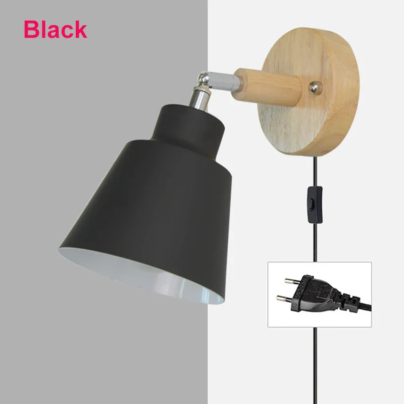 Taavita Wall Lamp Black with Plug - Modern and Elegant Lighting for Your Home