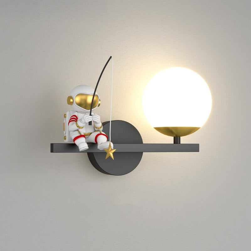 Taavita Wall Lamp Children's Room Astronaut Problems