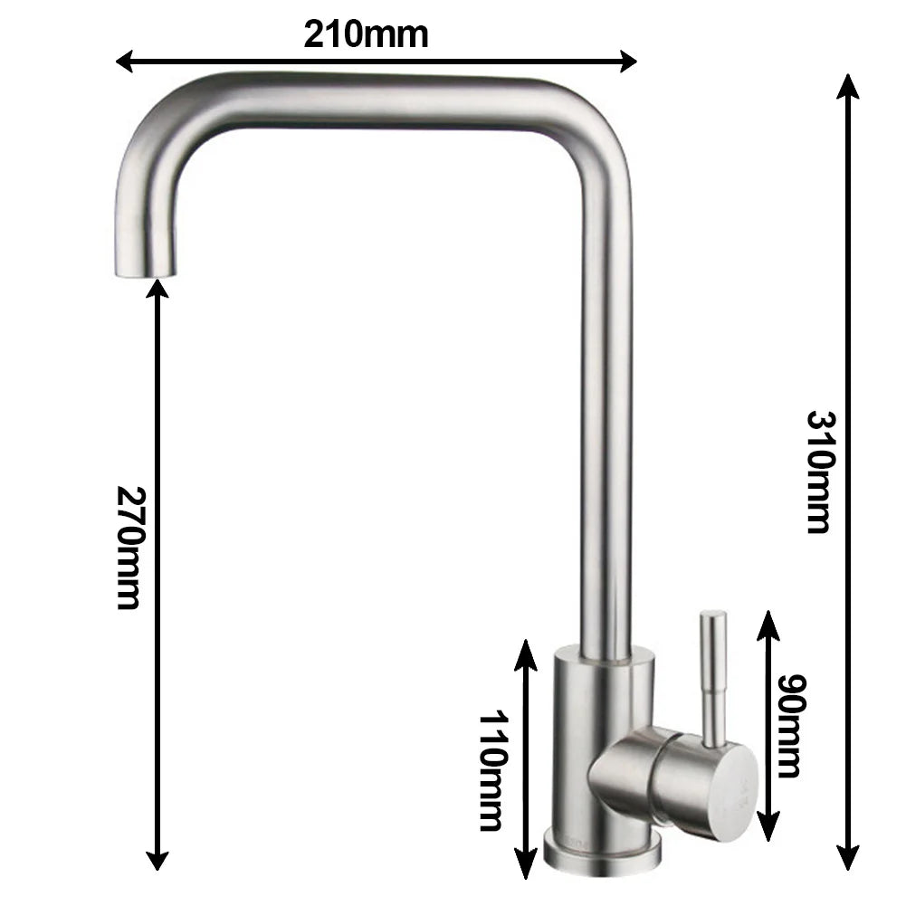 Taavita Faucet – High-Quality, Stainless Steel Faucet with Swivel Spout, Durable and Easy to Clean, Perfect for Modern Kitchens