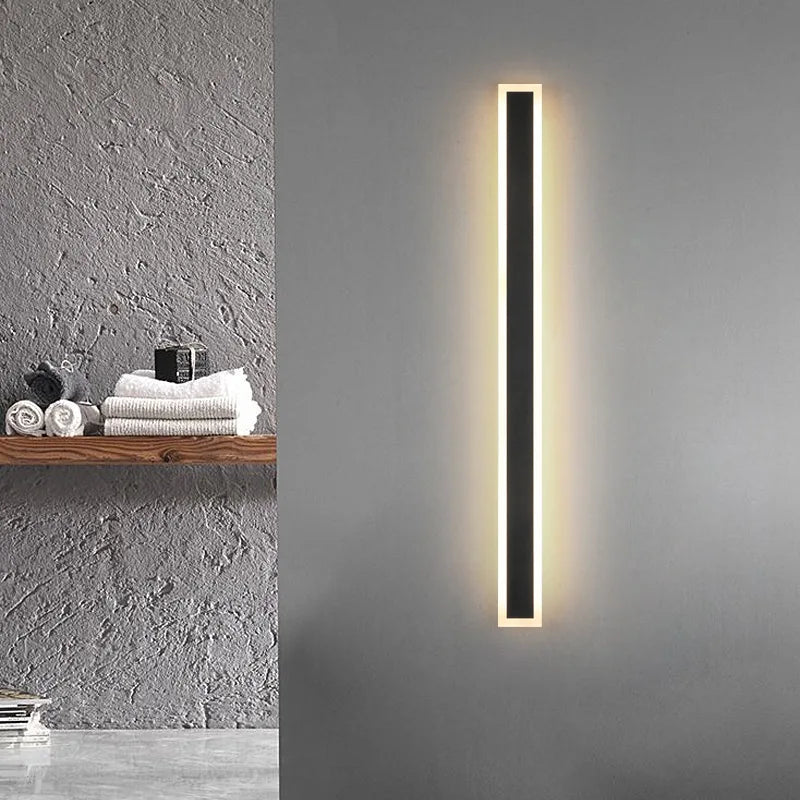 Black Long Wall Lamp