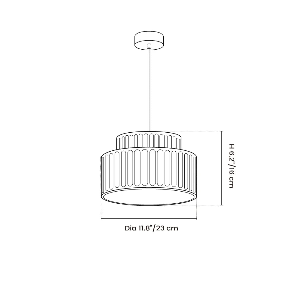 Modern Wabi Sabi Pendant Light made of Resin