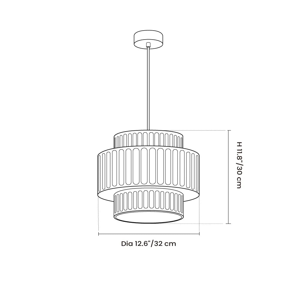 Modern Wabi Sabi Pendant Light made of Resin