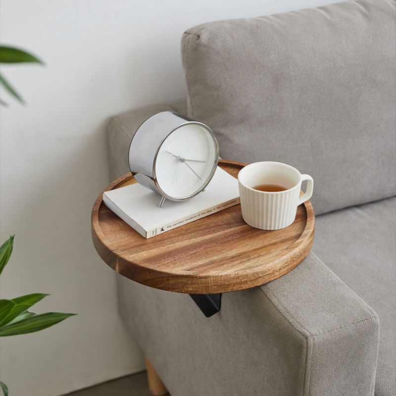 Taavita Clip-On Tray: Your Stylish Sofa Arm Table for Enhanced Comfort and Convenience