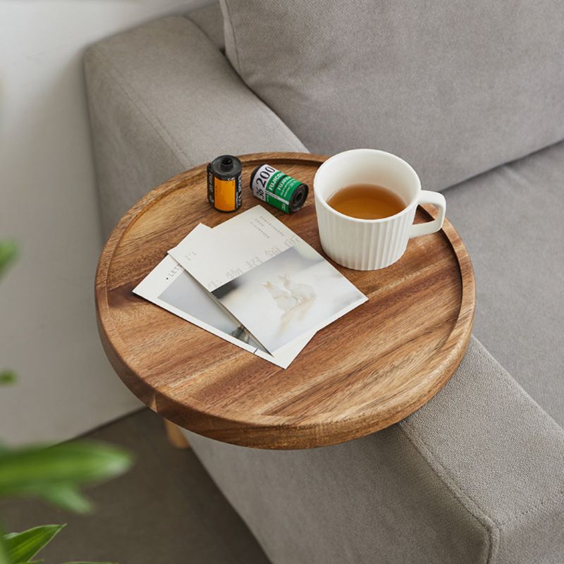 Taavita Clip-On Tray: Your Stylish Sofa Arm Table for Enhanced Comfort and Convenience