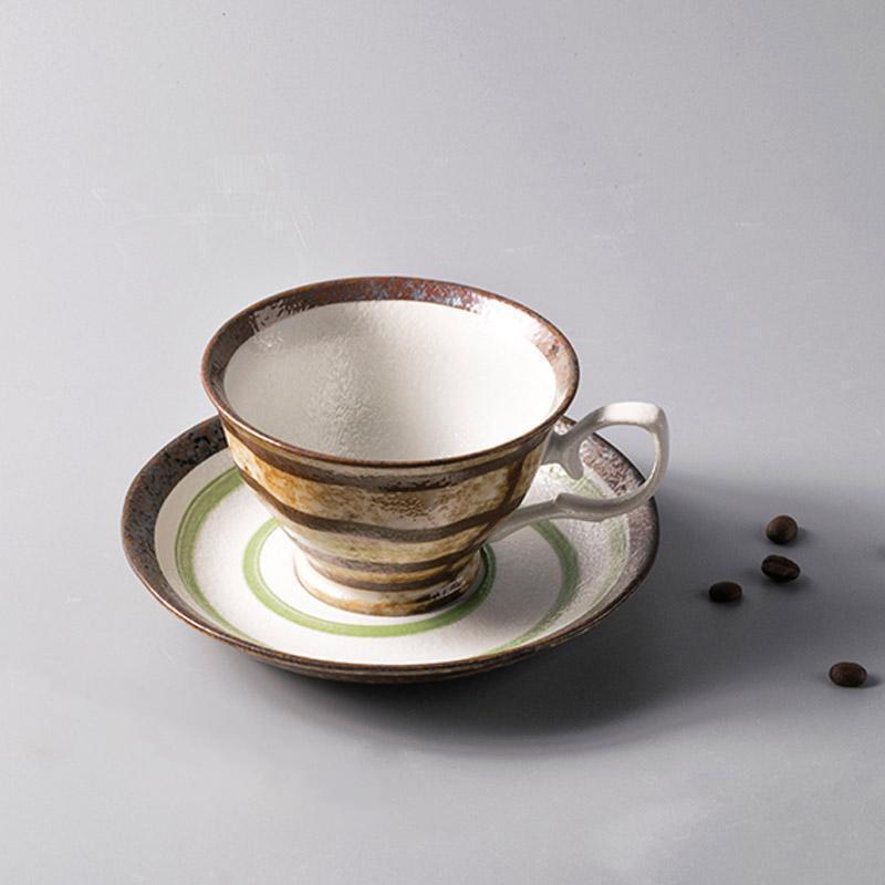 2-Piece Stoneware Taavita Teacup and Saucer Set