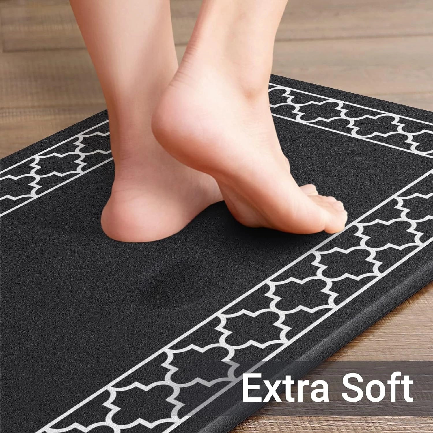 Anti-Fatigue Cushioned Kitchen Mat - Ergonomic, Stylish & Waterproof