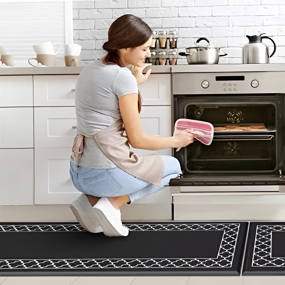 Anti-Fatigue Cushioned Kitchen Mat - Ergonomic, Stylish & Waterproof