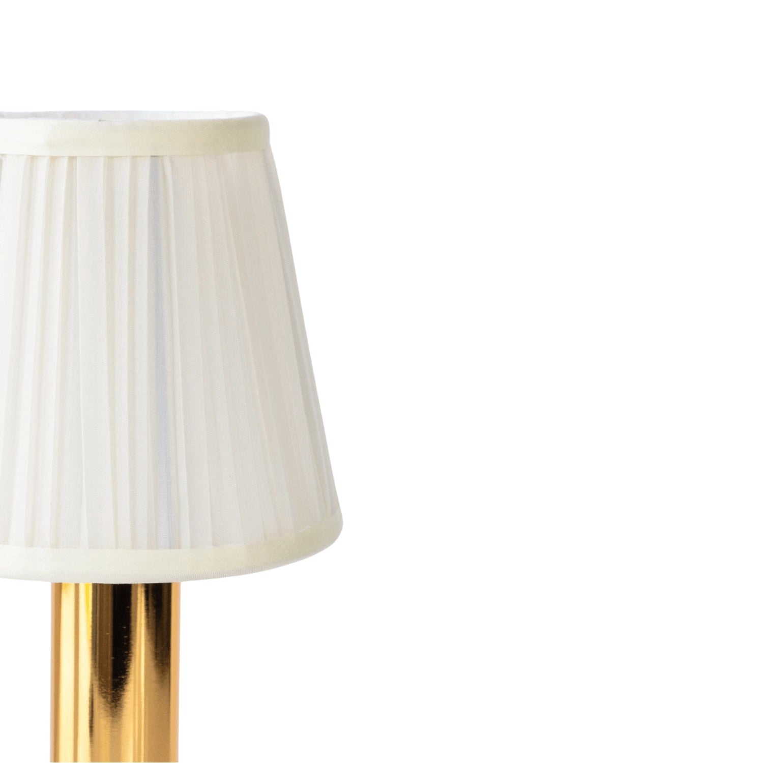 Elegant gold and brass table lamp with a luxurious design, featuring a wooden base and a stylish lampshade, perfect for adding a sophisticated touch to bedside or living room decor.