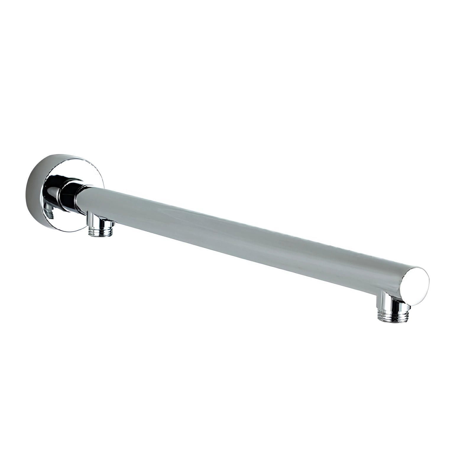 High-pressure wall-mount rainfall shower head with a luxury chrome finish, featuring a rectangular shape and metallic elements, likely made from materials such as nickel, titanium, or aluminum.