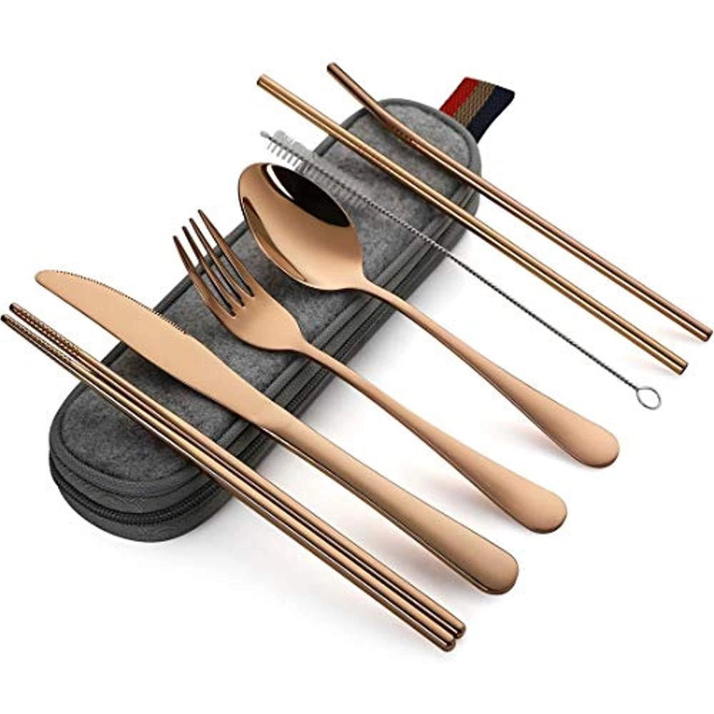 Luxury Gold Stainless Steel Cutlery Set - Designer Flatware