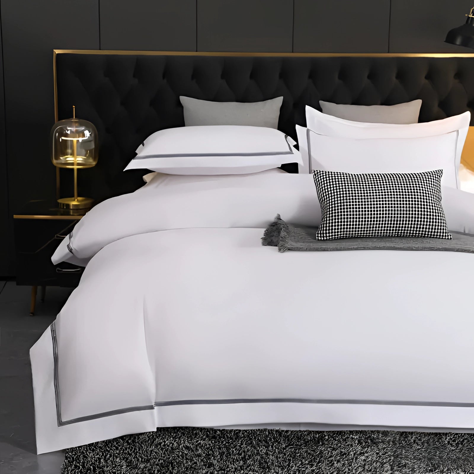 Luxury Hotel Premium Hypoallergenic Designer Bed Pillows Set