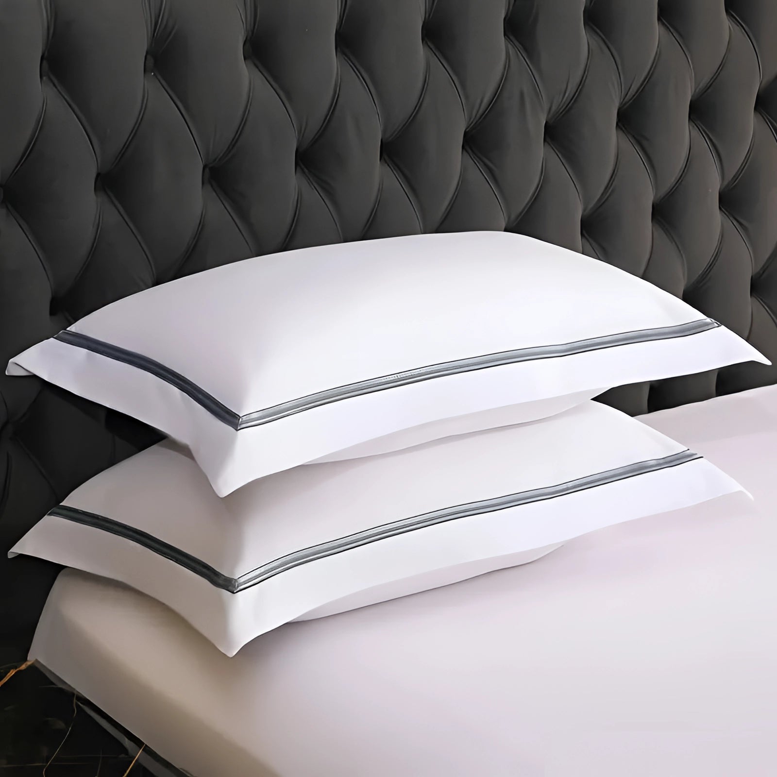 Luxury Hotel Premium Hypoallergenic Designer Bed Pillows Set