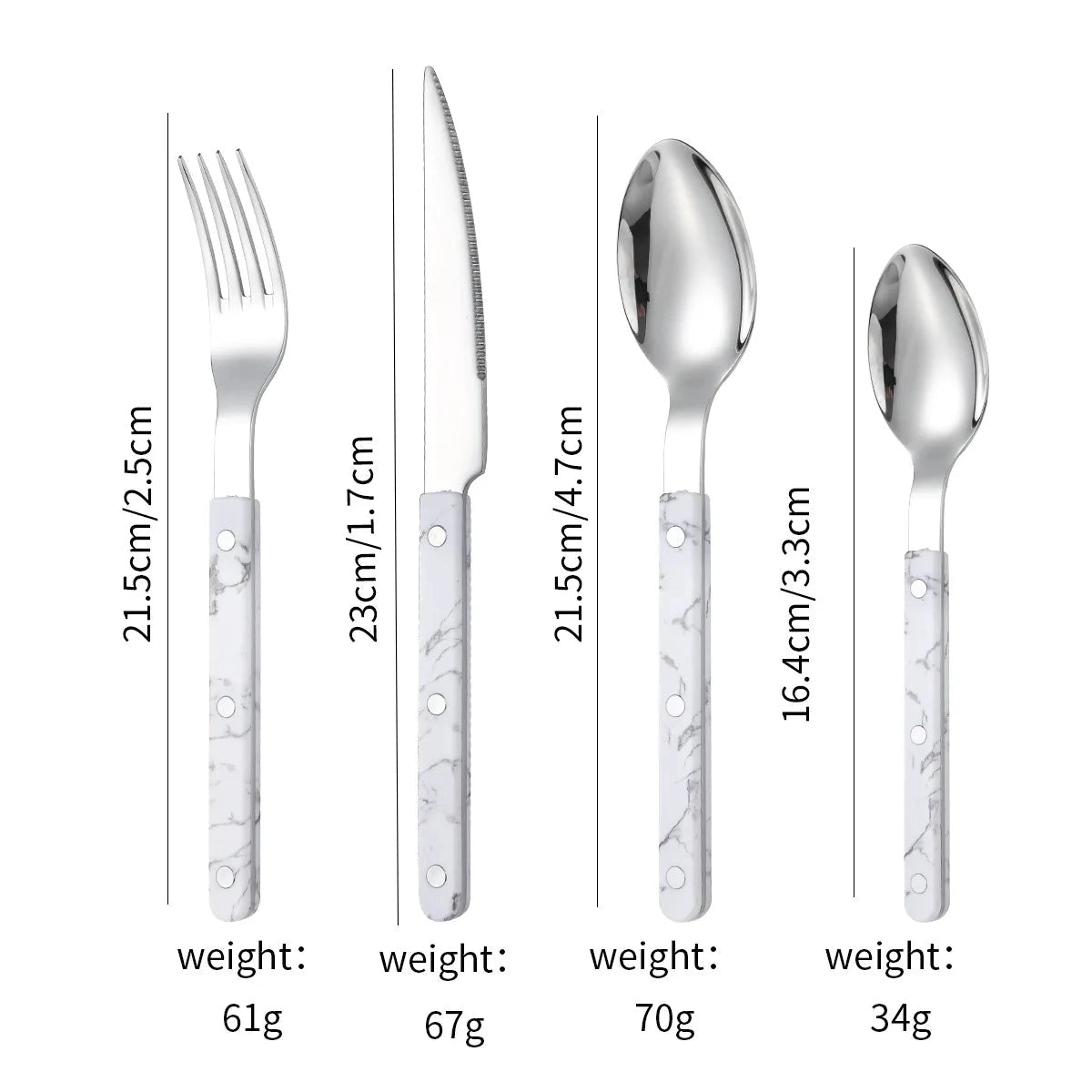 Luxury Pearl-Handled Cutlery Set - Elegant Flatware & Tableware