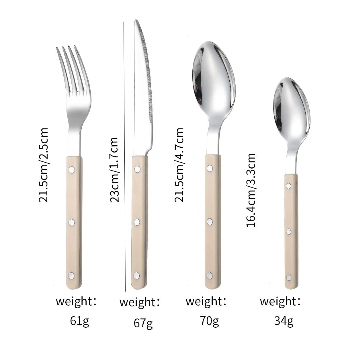 Luxury Pearl-Handled Cutlery Set - Elegant Flatware & Tableware