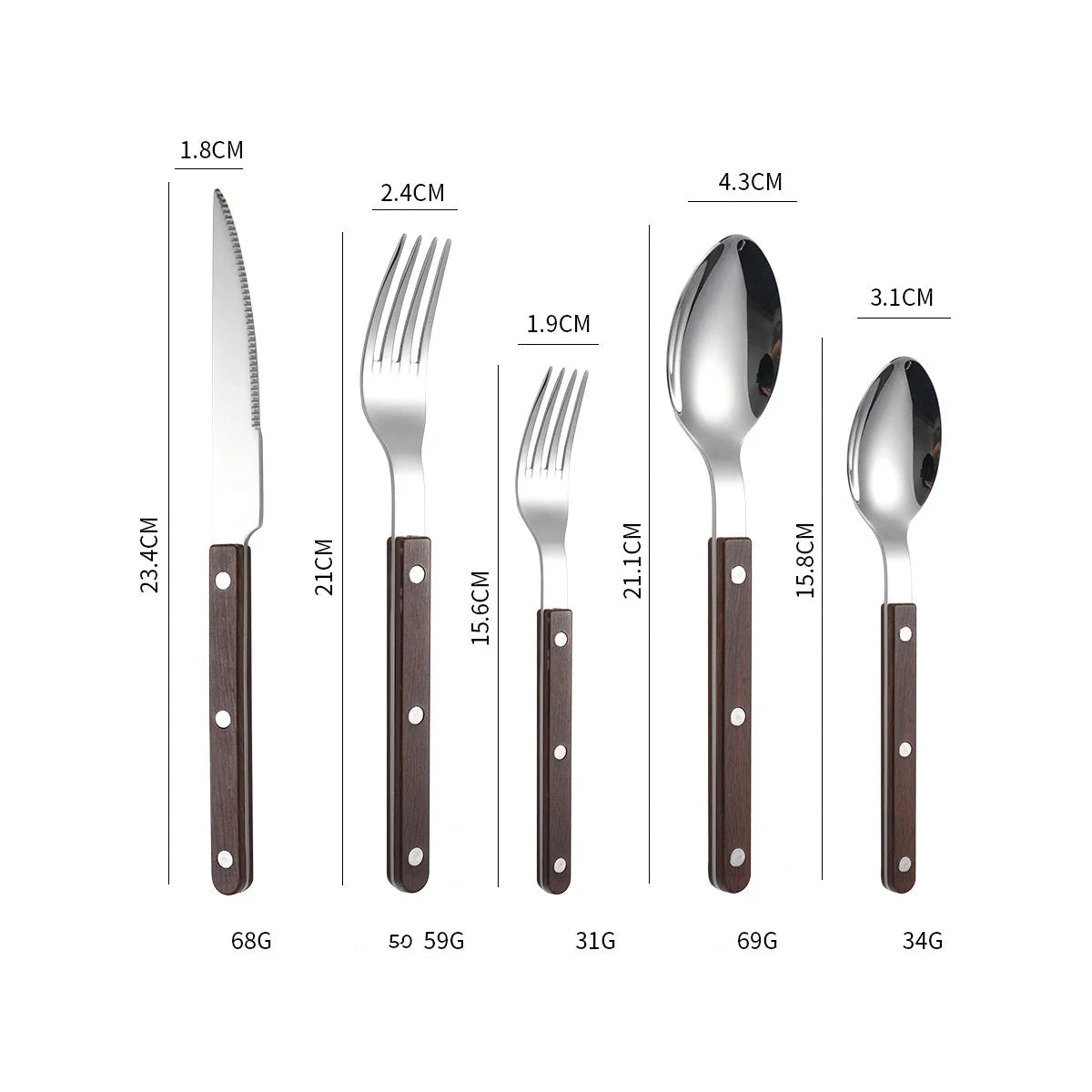 Luxury Pearl-Handled Cutlery Set - Elegant Flatware & Tableware