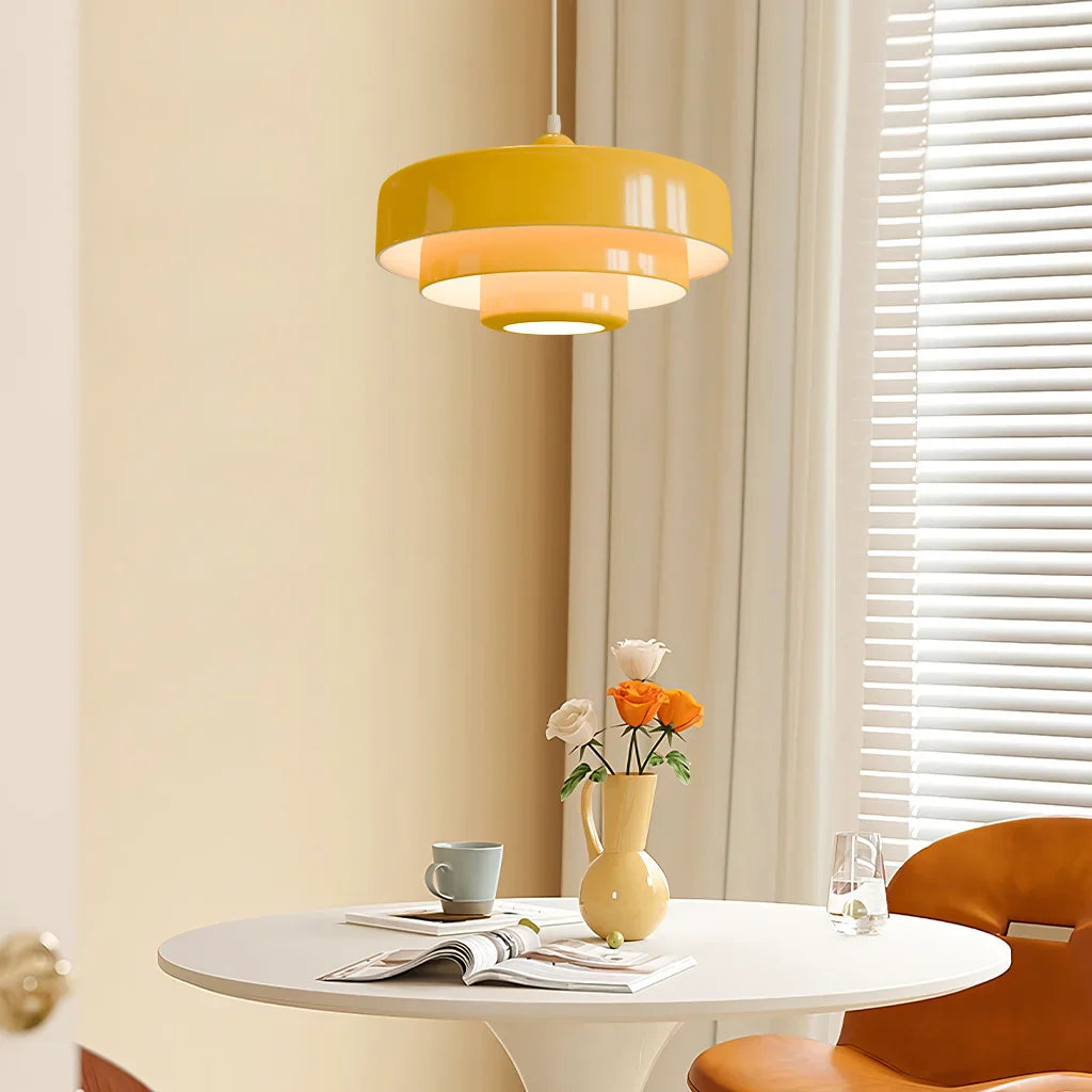 Taavita Triple Layer Disc Macaron Pendant Light