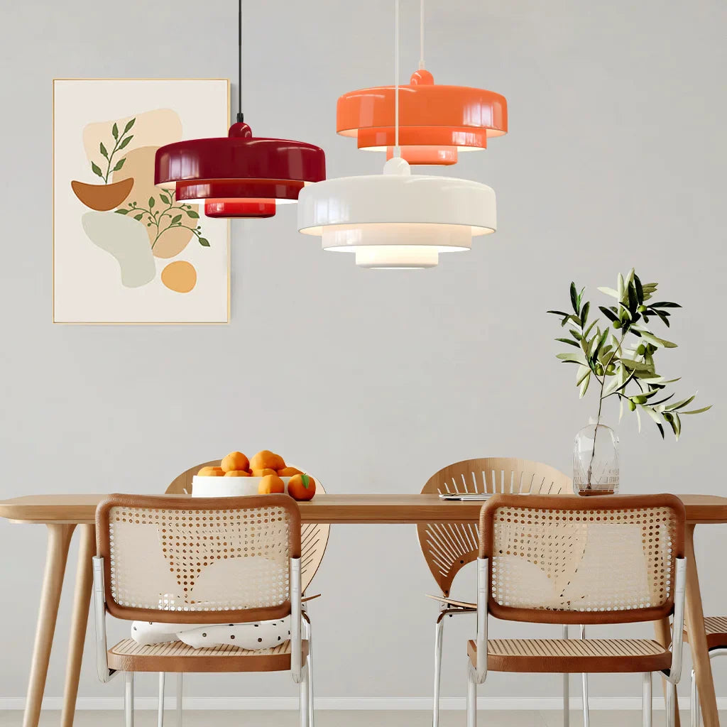 Taavita Triple Layer Disc Macaron Pendant Light