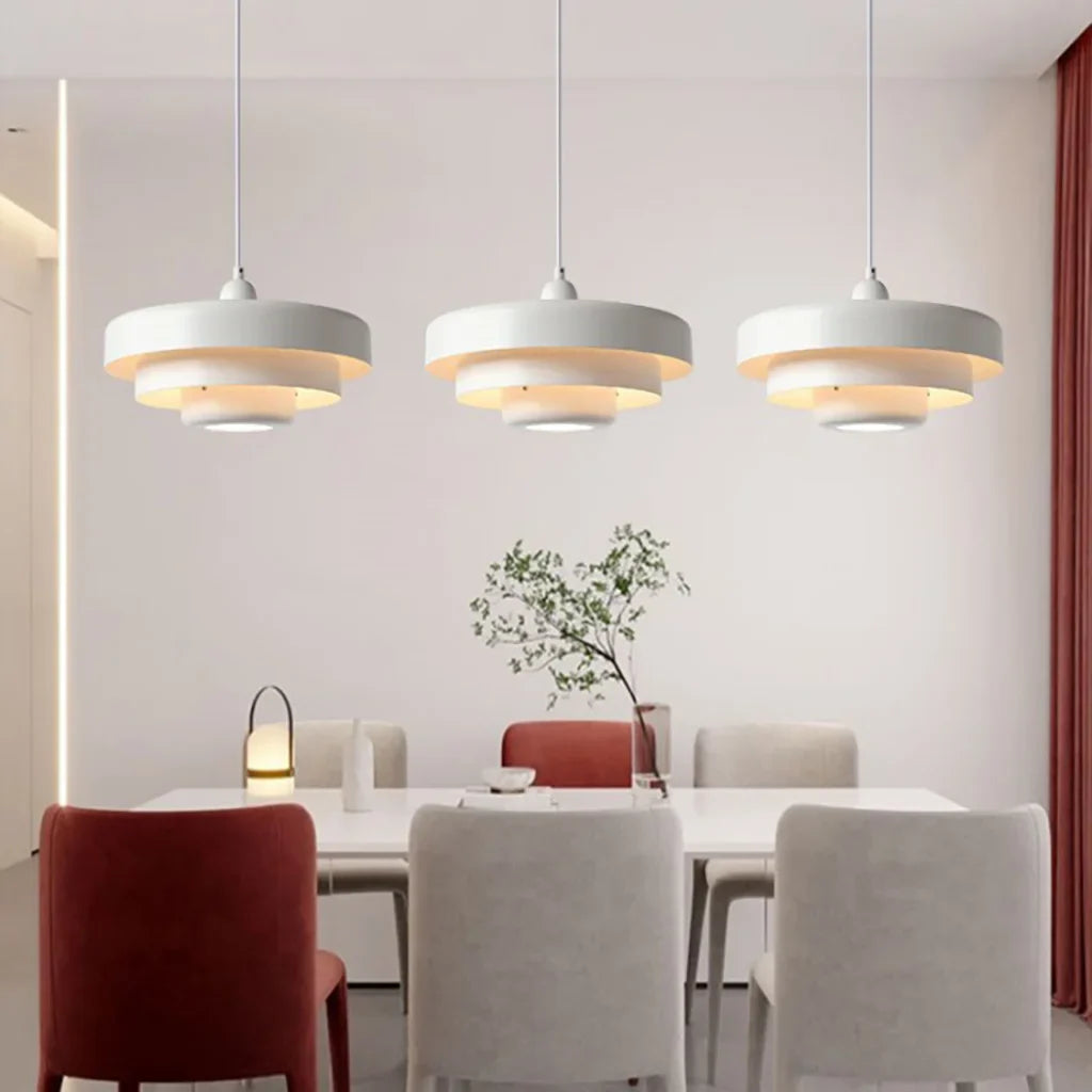 Taavita Triple Layer Disc Macaron Pendant Light